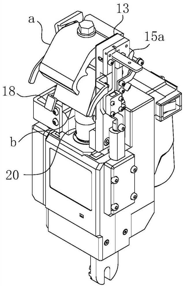 Self-compensation type wire clamp installation system for J-shaped wire clamp