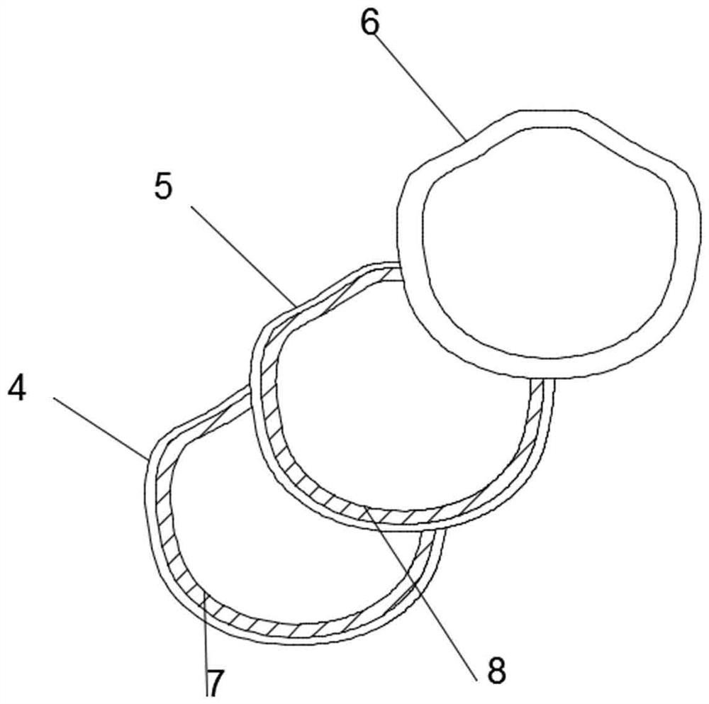 Automatic compounding technology process method for cup-shaped mask