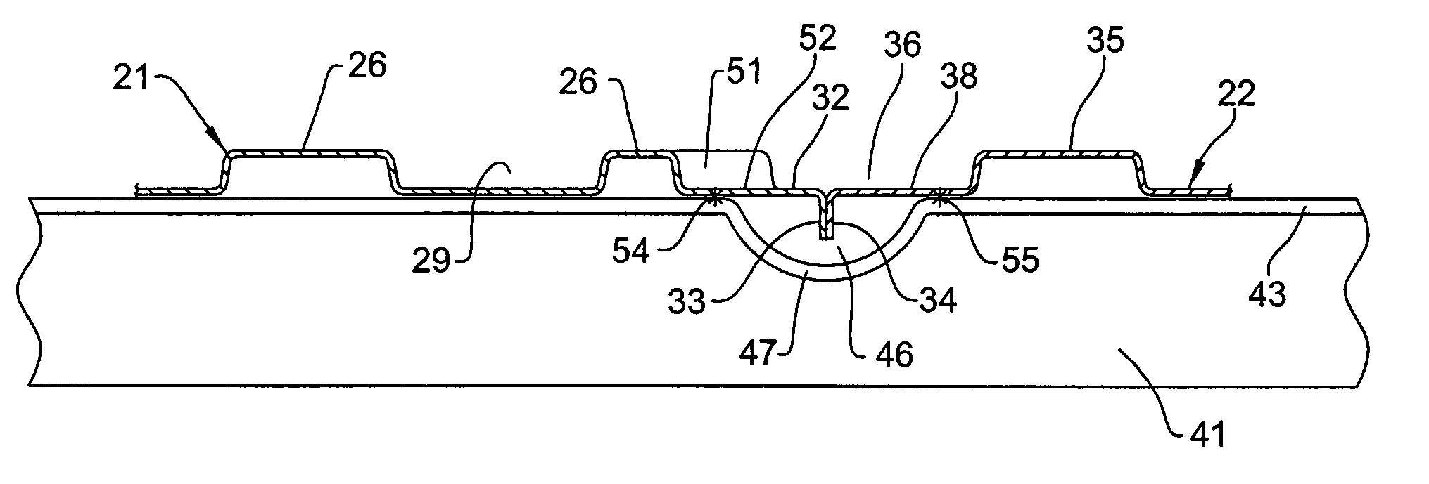 Vehicle bed and cross rail attachment