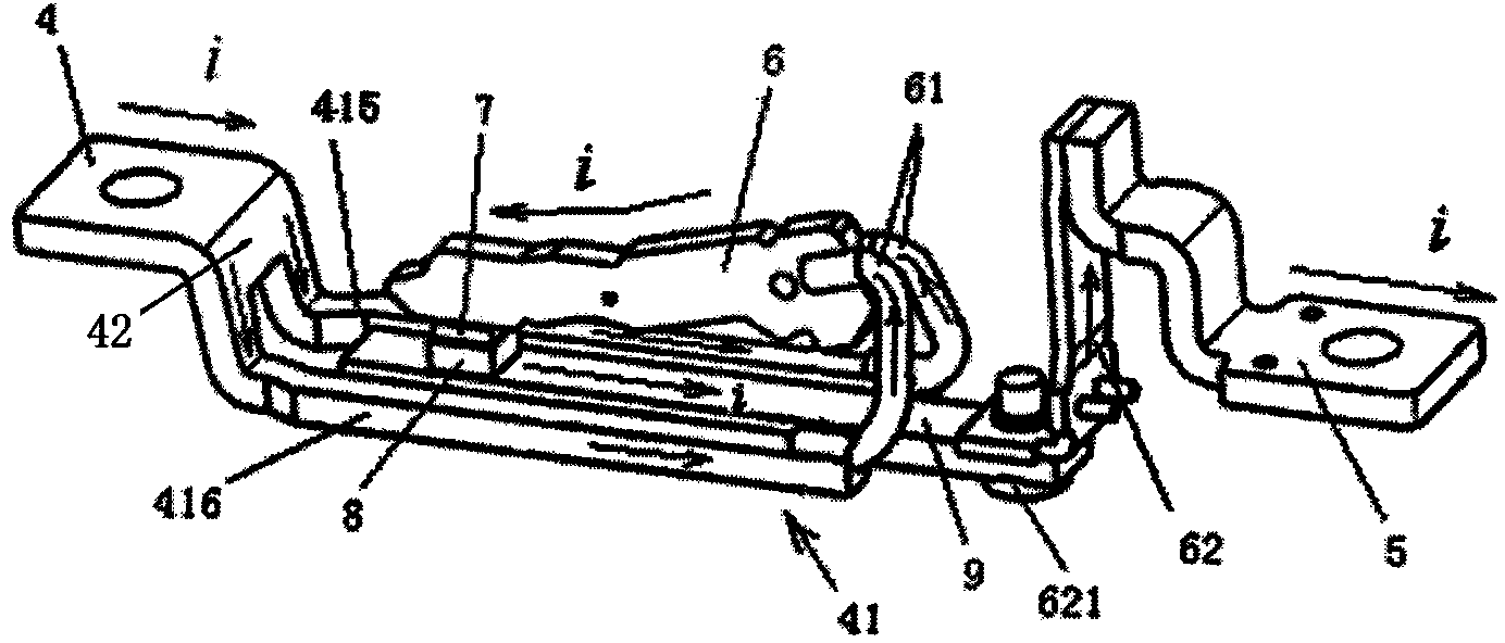 Conductive loop structure of switch device