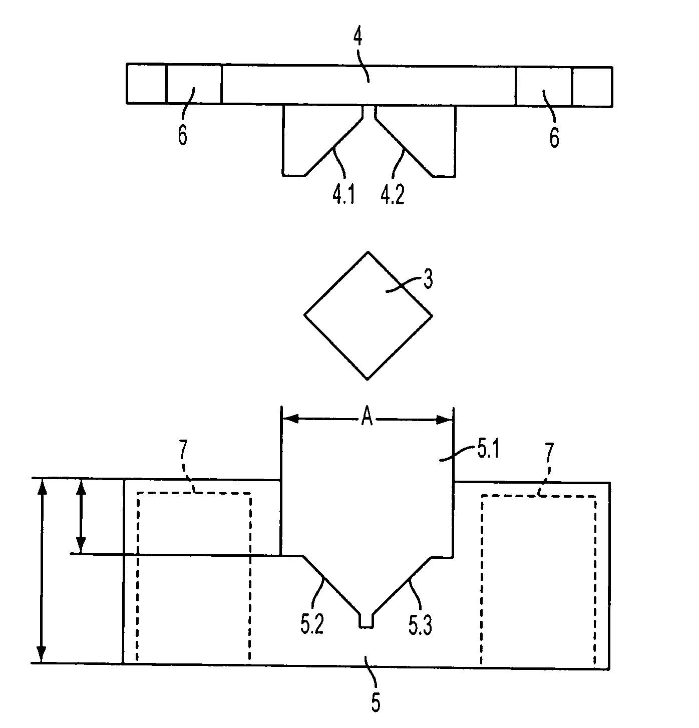 Positioning device with a solid-body joint