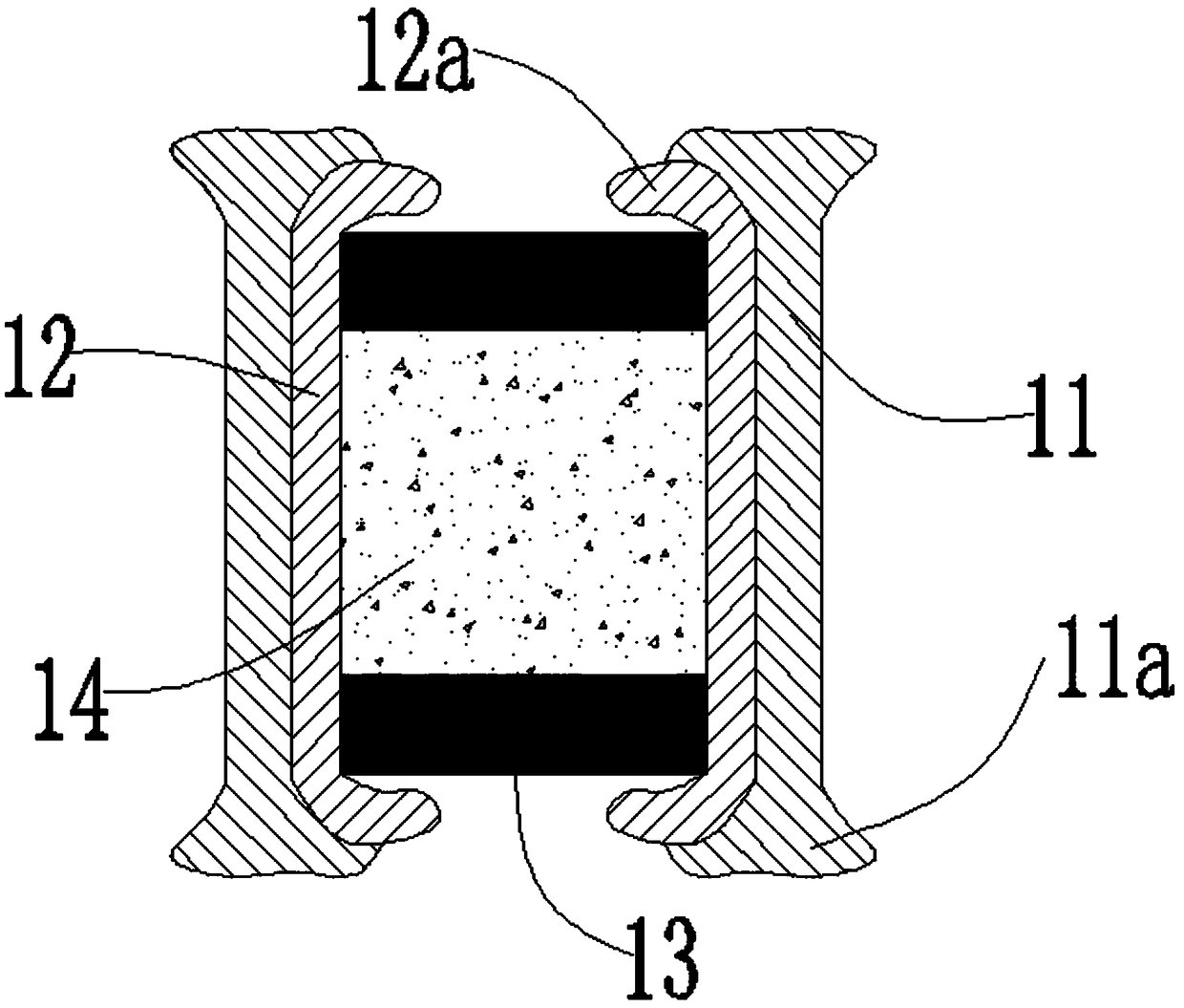 An environmentally friendly thermoplastic circular tube composite board