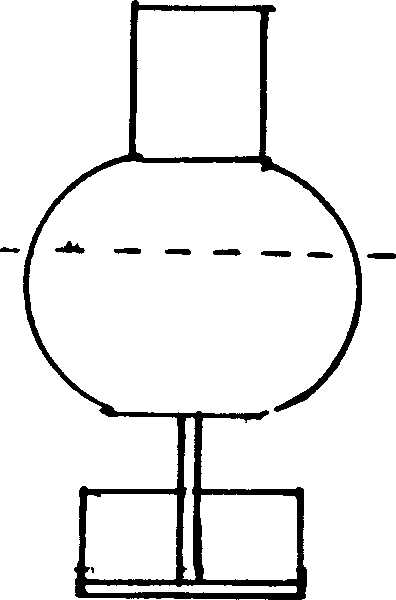 Auxiliary mechanism and method of forcing submarine to dive or lift fast