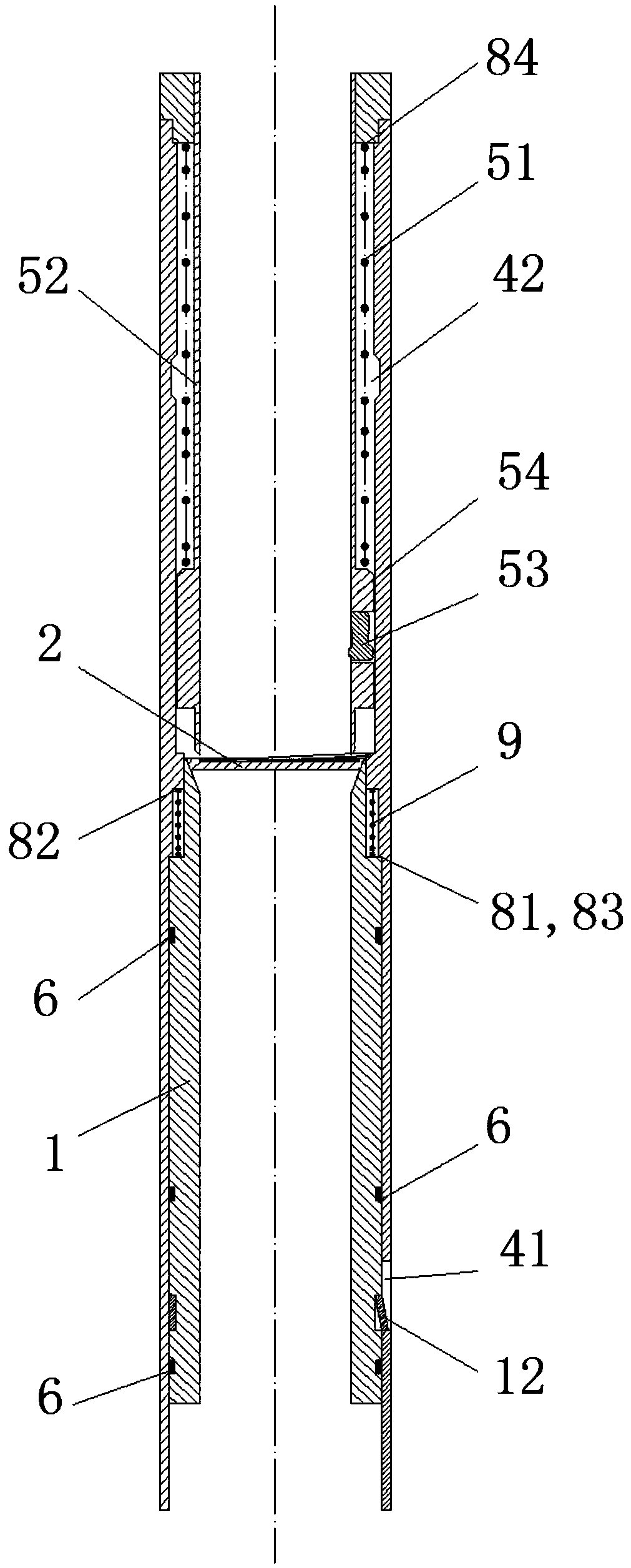 Flap structure capable of being automatically triggered