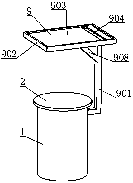 A raw material mixer for napkin manufacturing