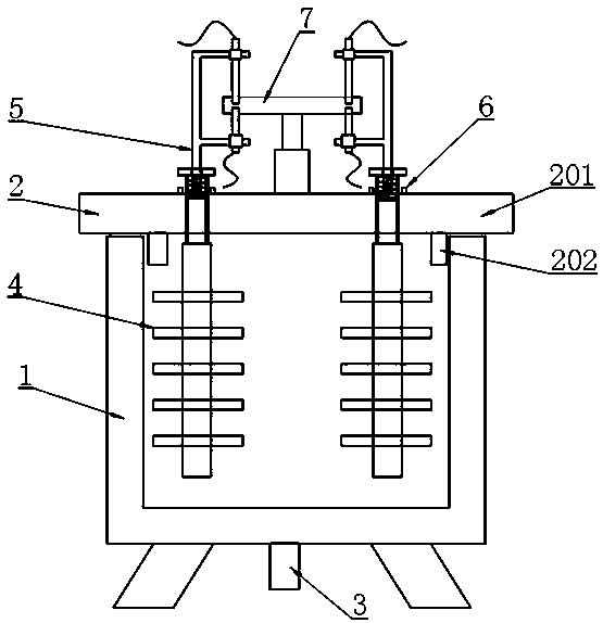 A raw material mixer for napkin manufacturing