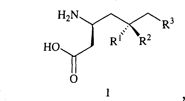 Preparation of beta-amino acids having affinity for the alpha-2-delta protein