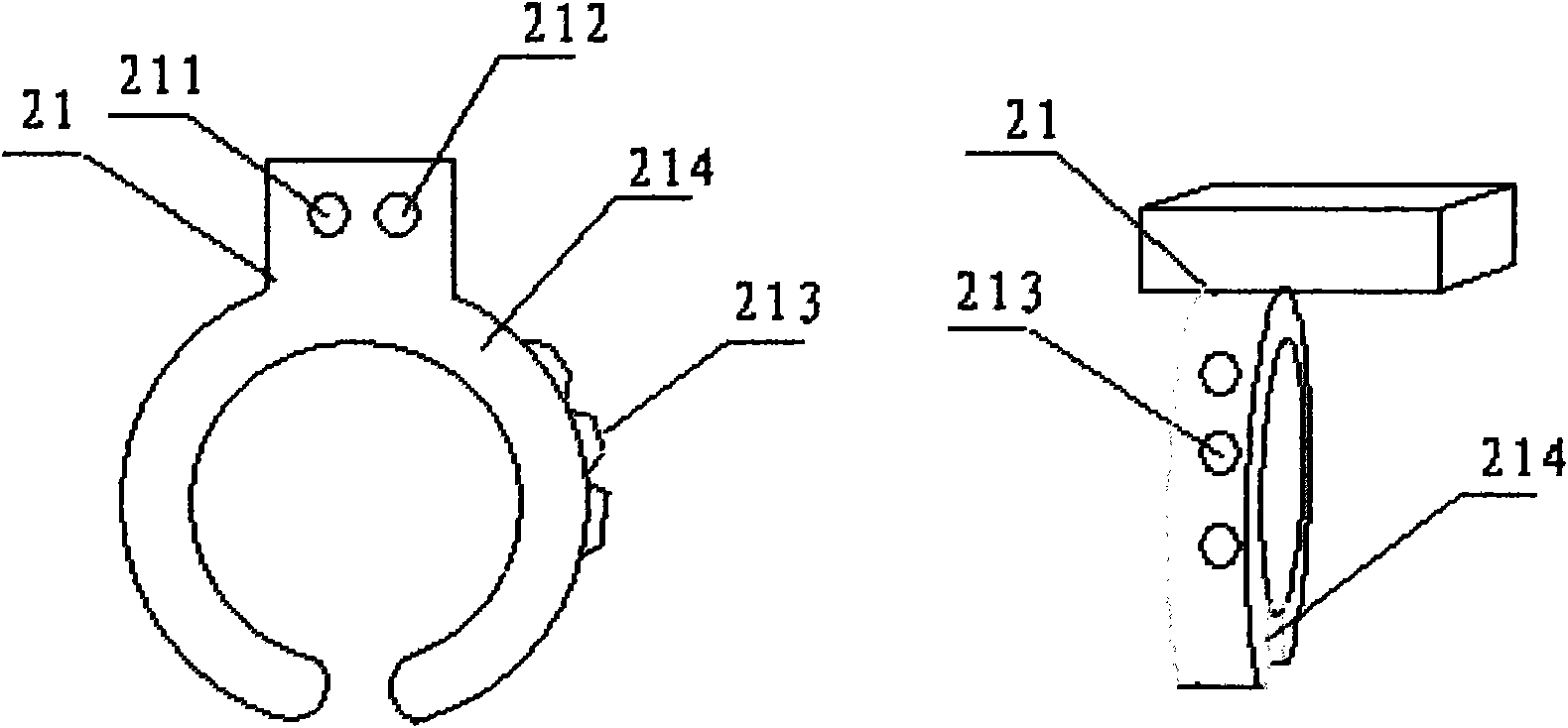 Laser remote control signal receiver and application thereof