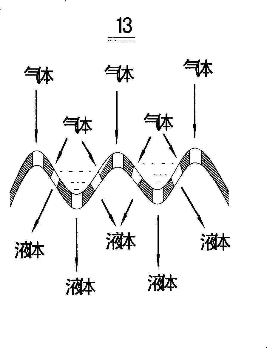 Gas-liquid distributor of trickle bed reactor