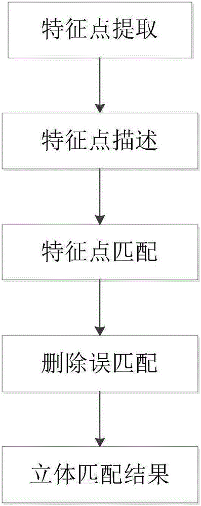 Binocular stereo matching algorithm under laser scattering spot auxiliary and apparatus thereof