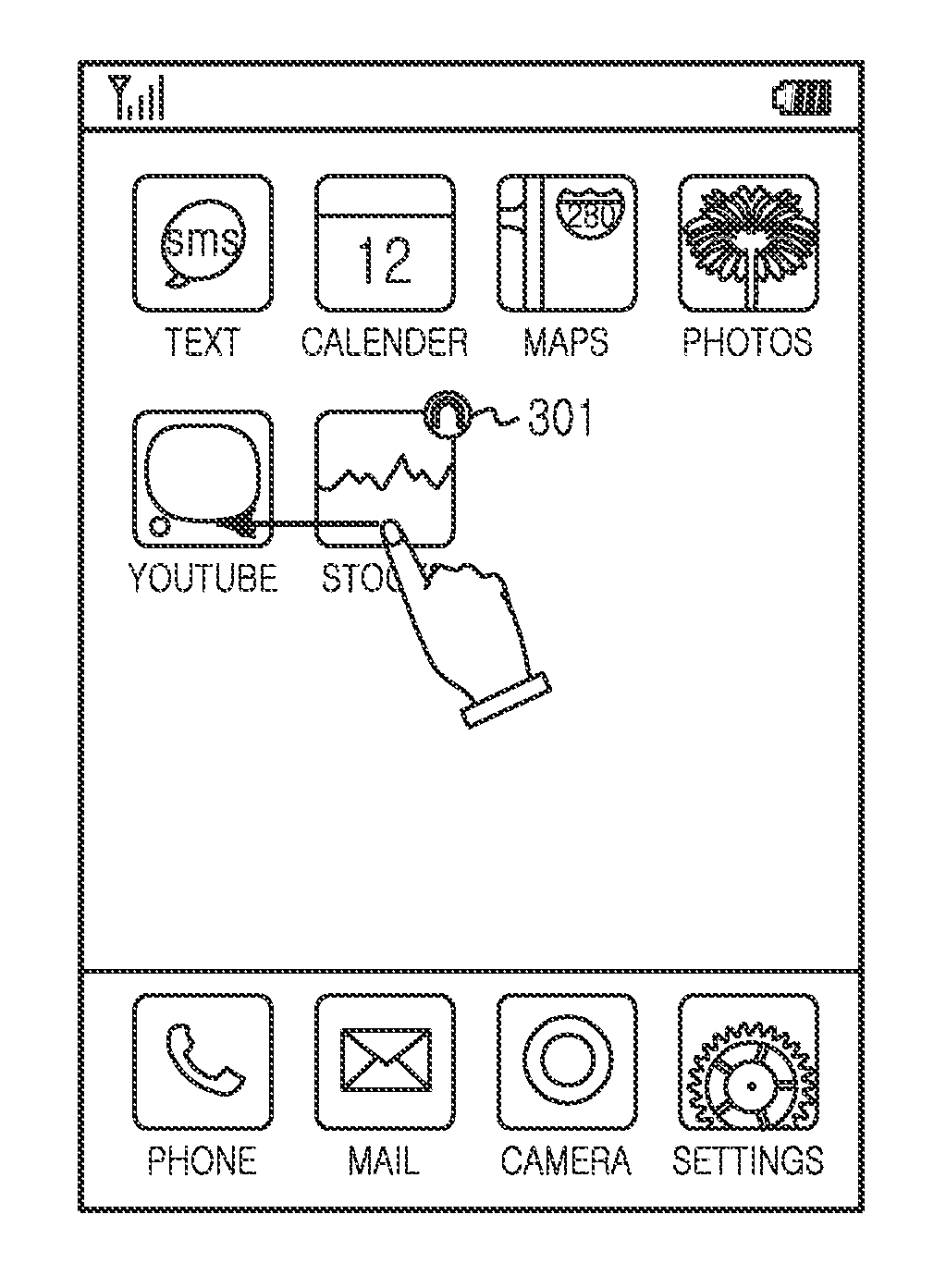 Method and apparatus for managing icon in portable terminal