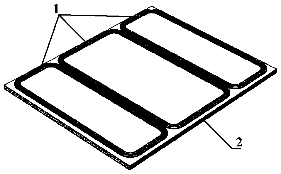 Three-pole type magnetic coupling mechanism transmitting terminal and magnetic coupling mechanism applied to wireless power supply system of electric automobile