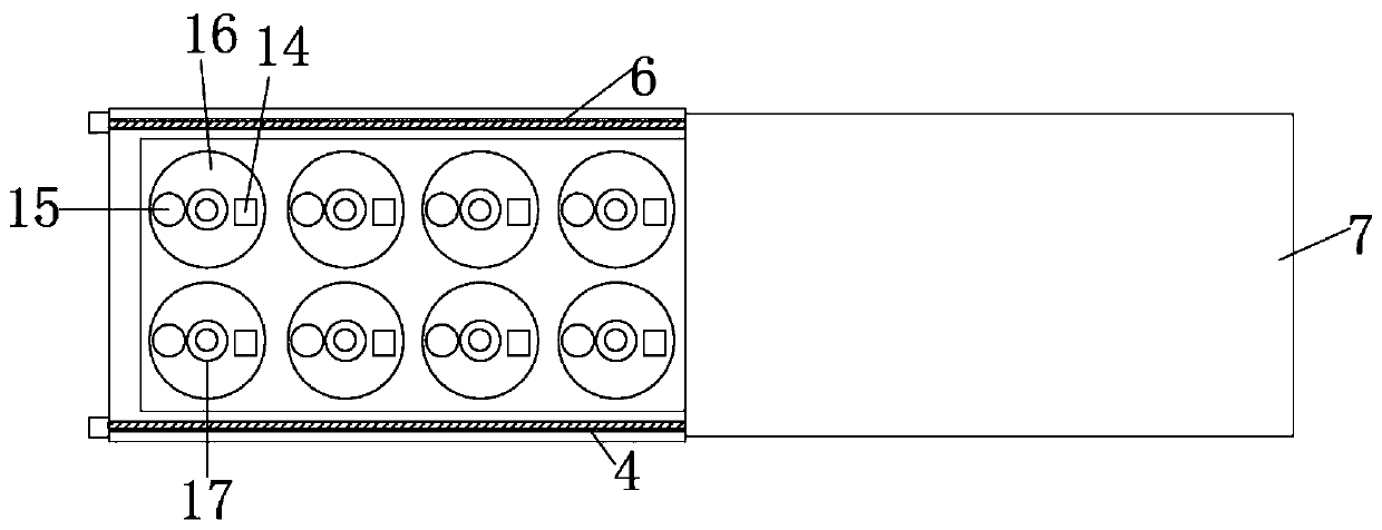 Stock bin device of intelligent unmanned healthy drink processing vending machine