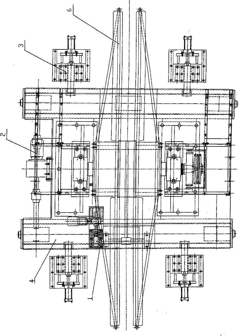 Steel strip disc recoiling machine