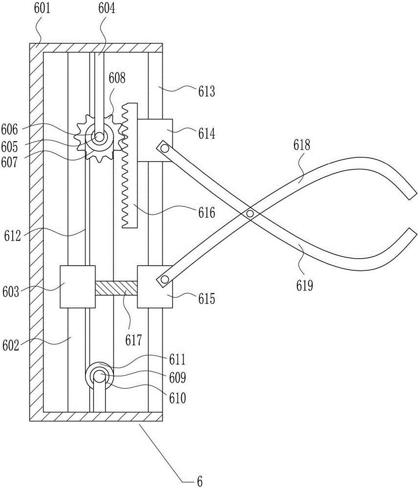 Test tube inner wall cleaning device for gene engineering experiments