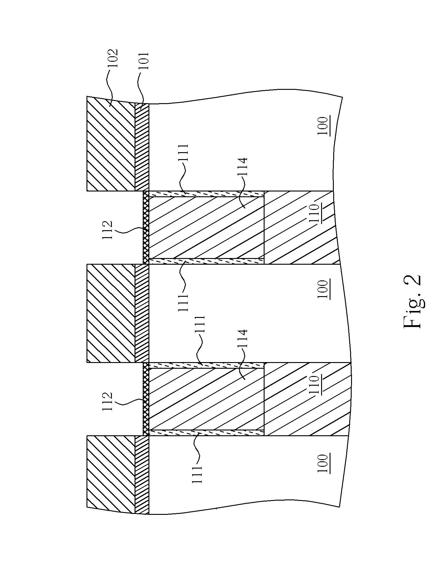 Method for forming surface strap