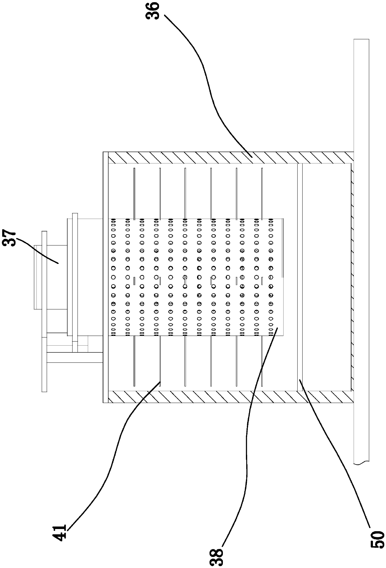 Raw material mixing device used for preparation of biomass wood-plastic composite