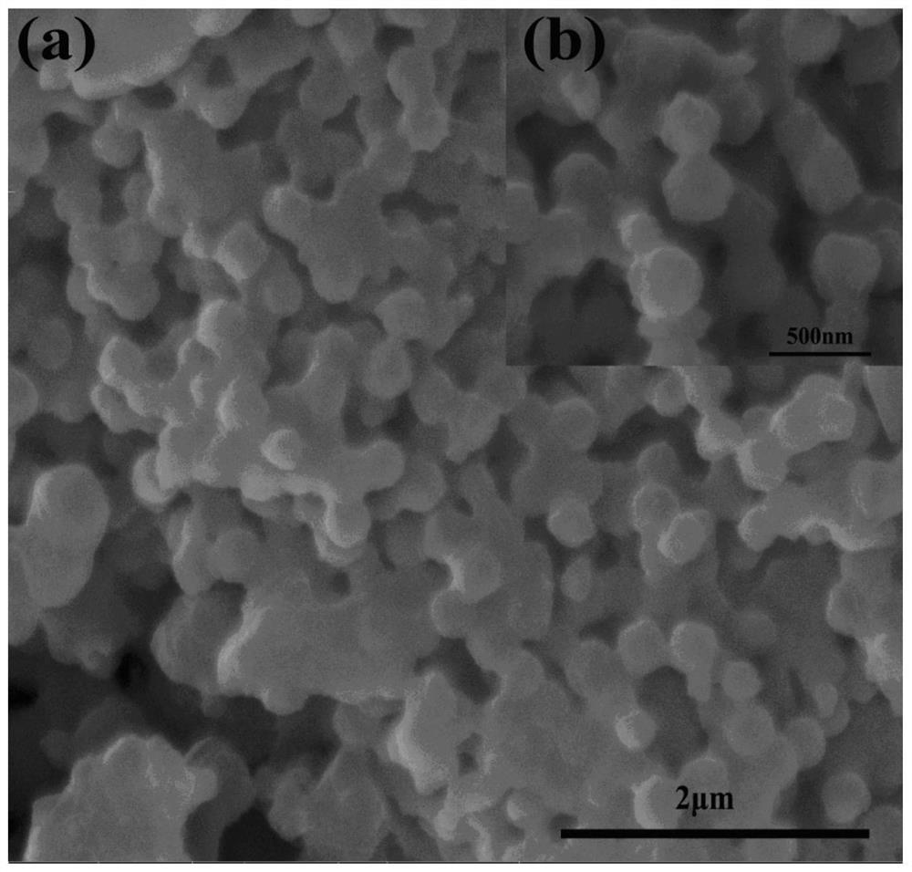 Preparation method of nitrogen-doped graphene oxide-supported carbon nanotubes and fe/zif8 composites