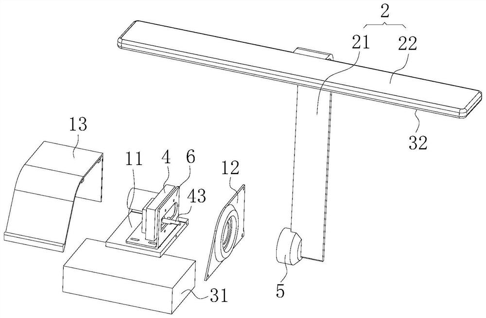 Seat occupation prevention table lamp