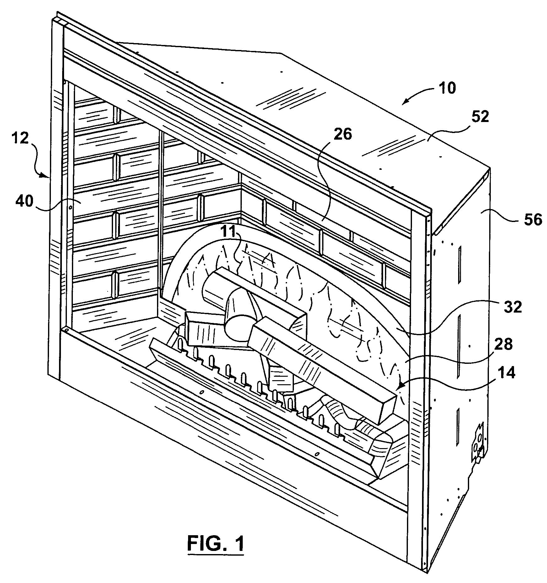 Flame simulating assembly