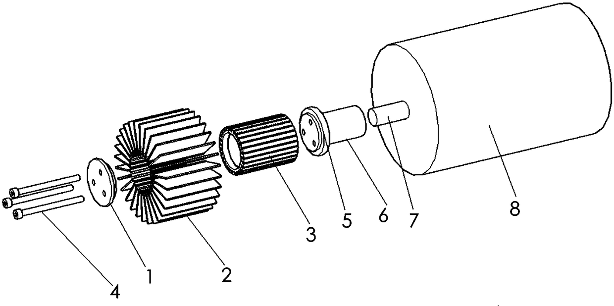 Novel grinding tool assembling structure