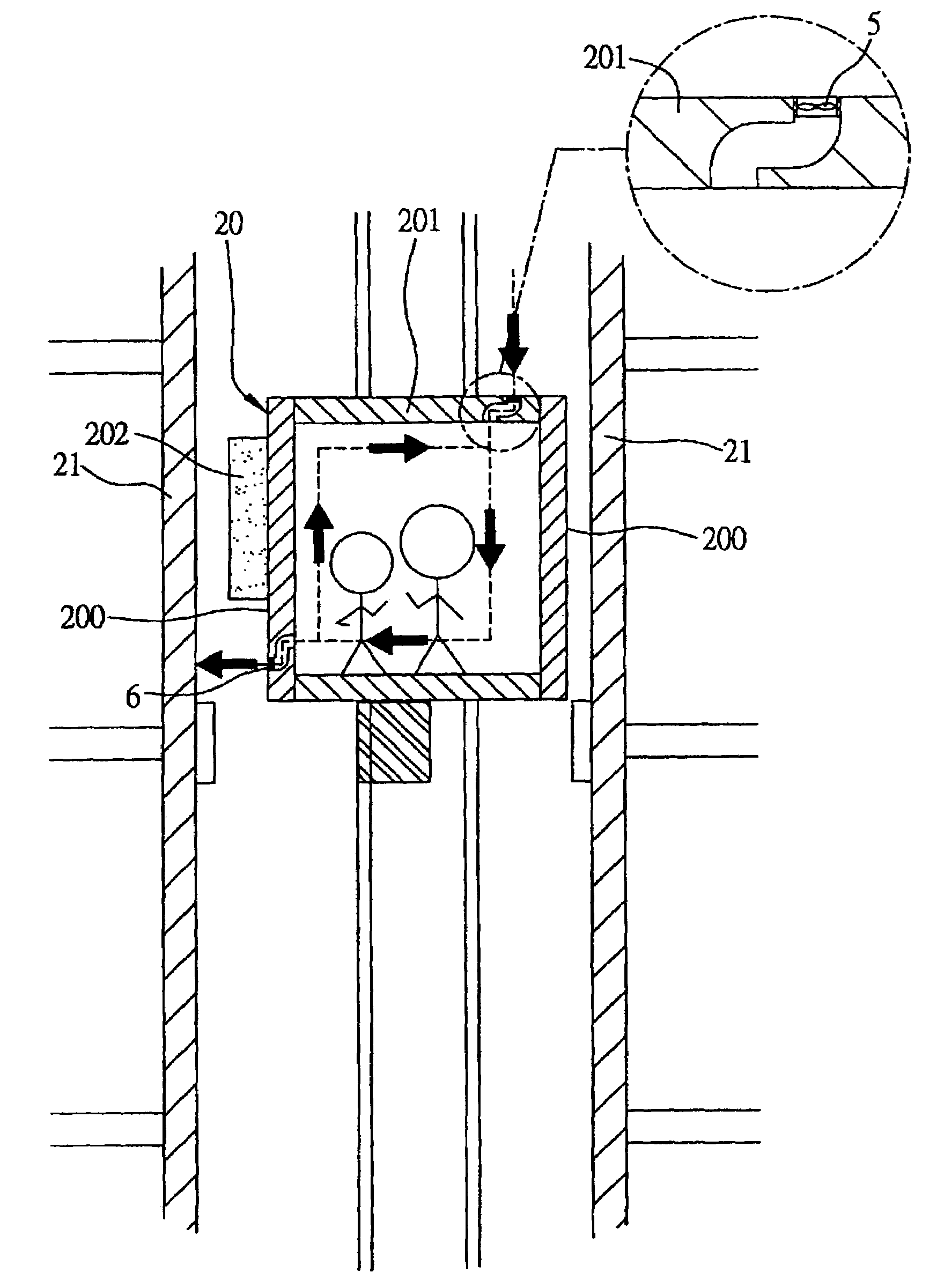 System of enhancing air quality used for buildings