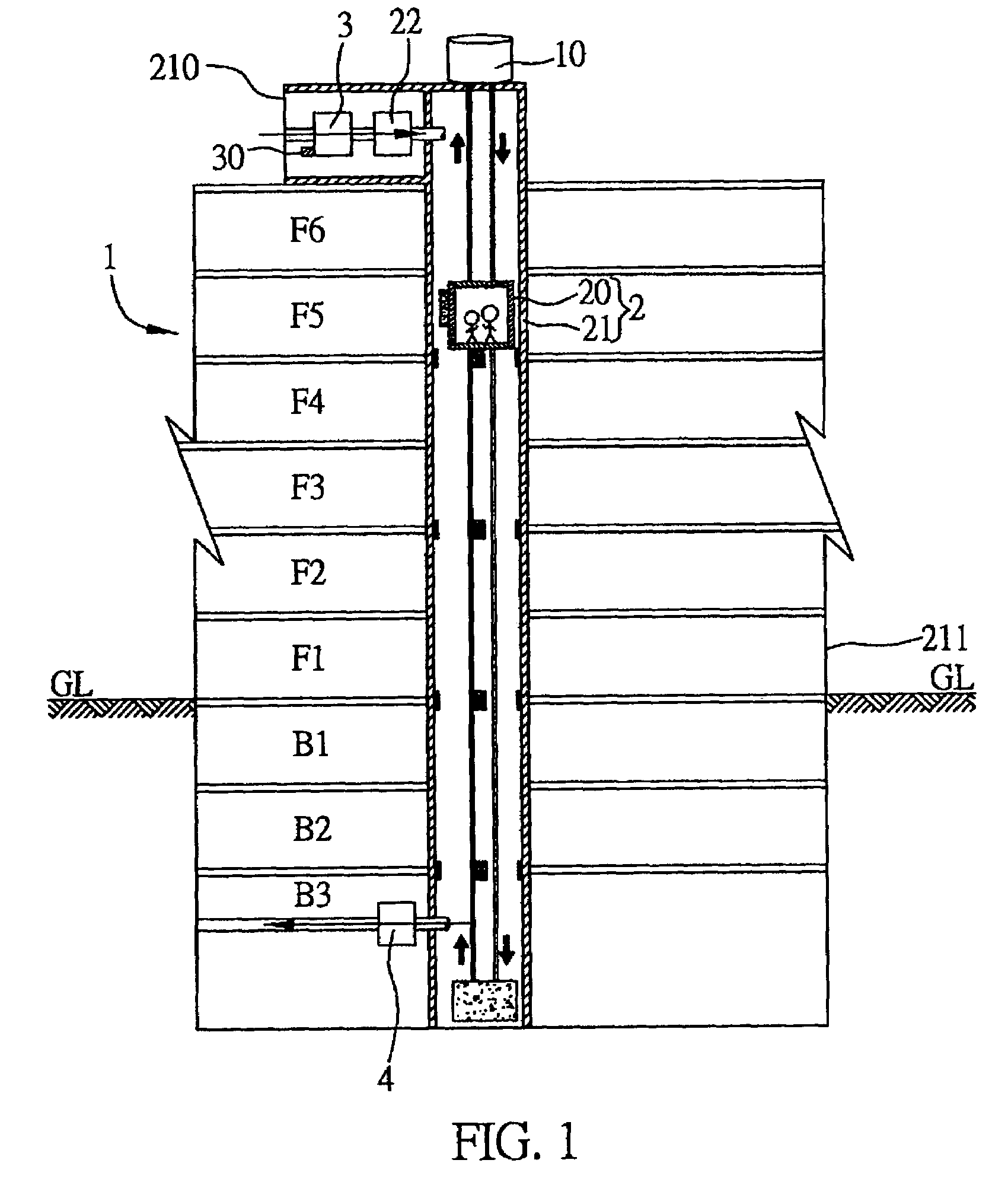 System of enhancing air quality used for buildings