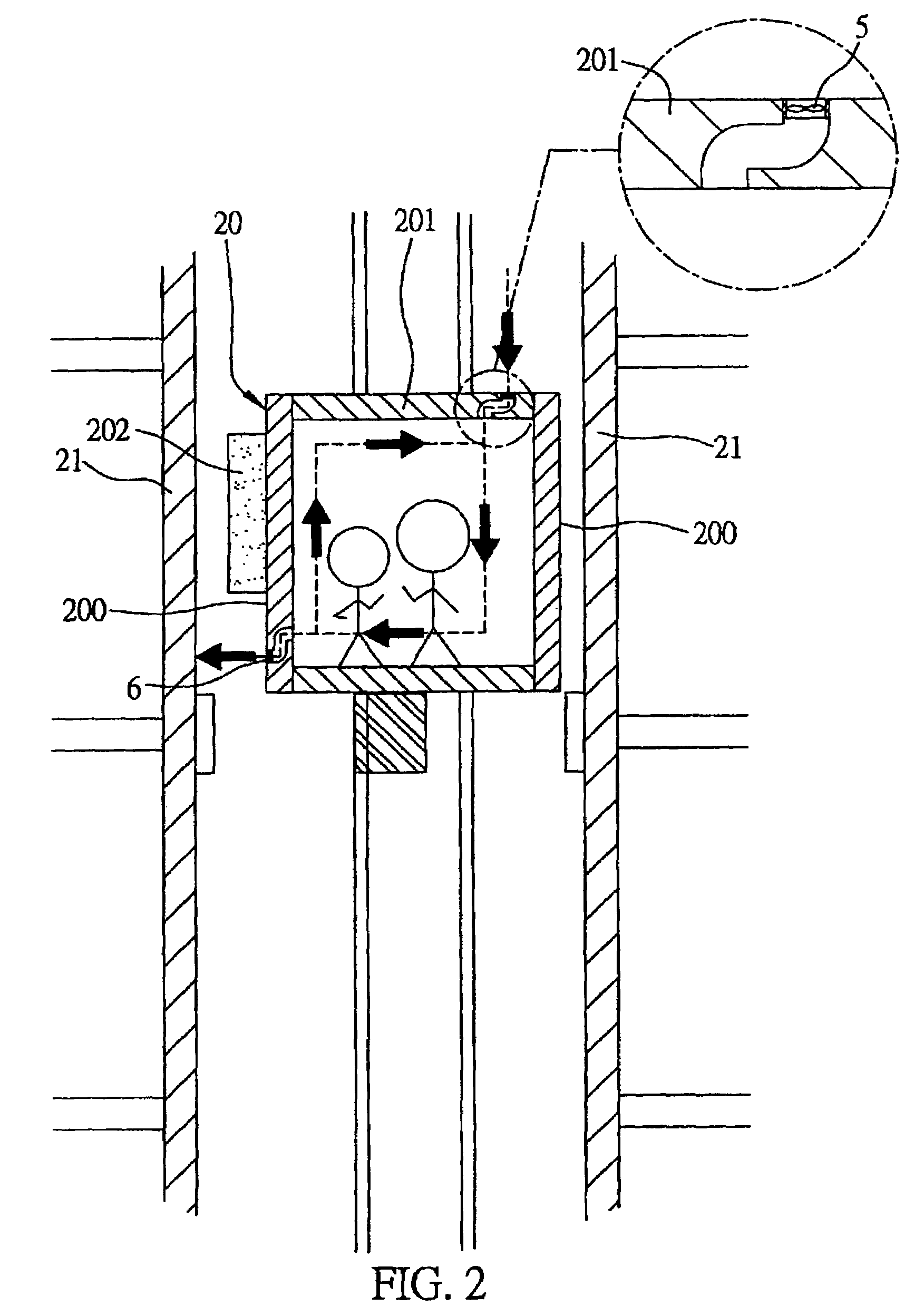 System of enhancing air quality used for buildings