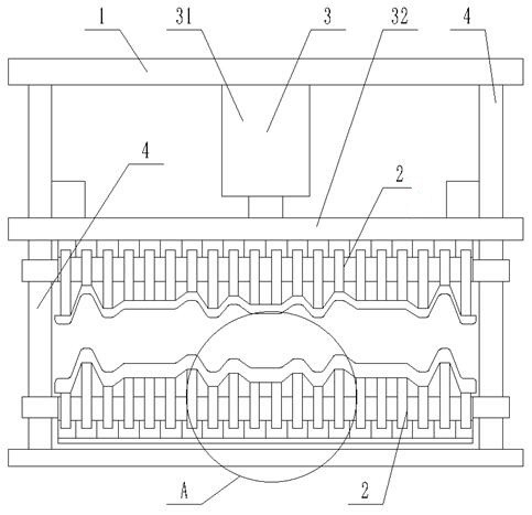 A door forming machine