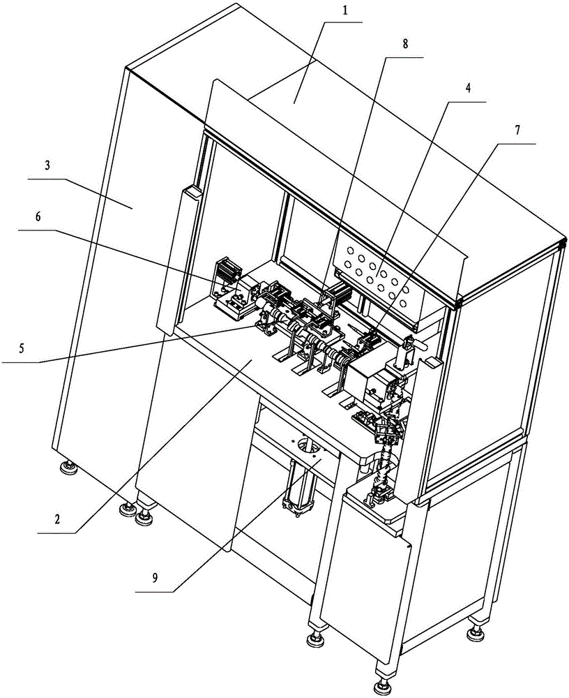 Full-automatic camshaft measuring tooling