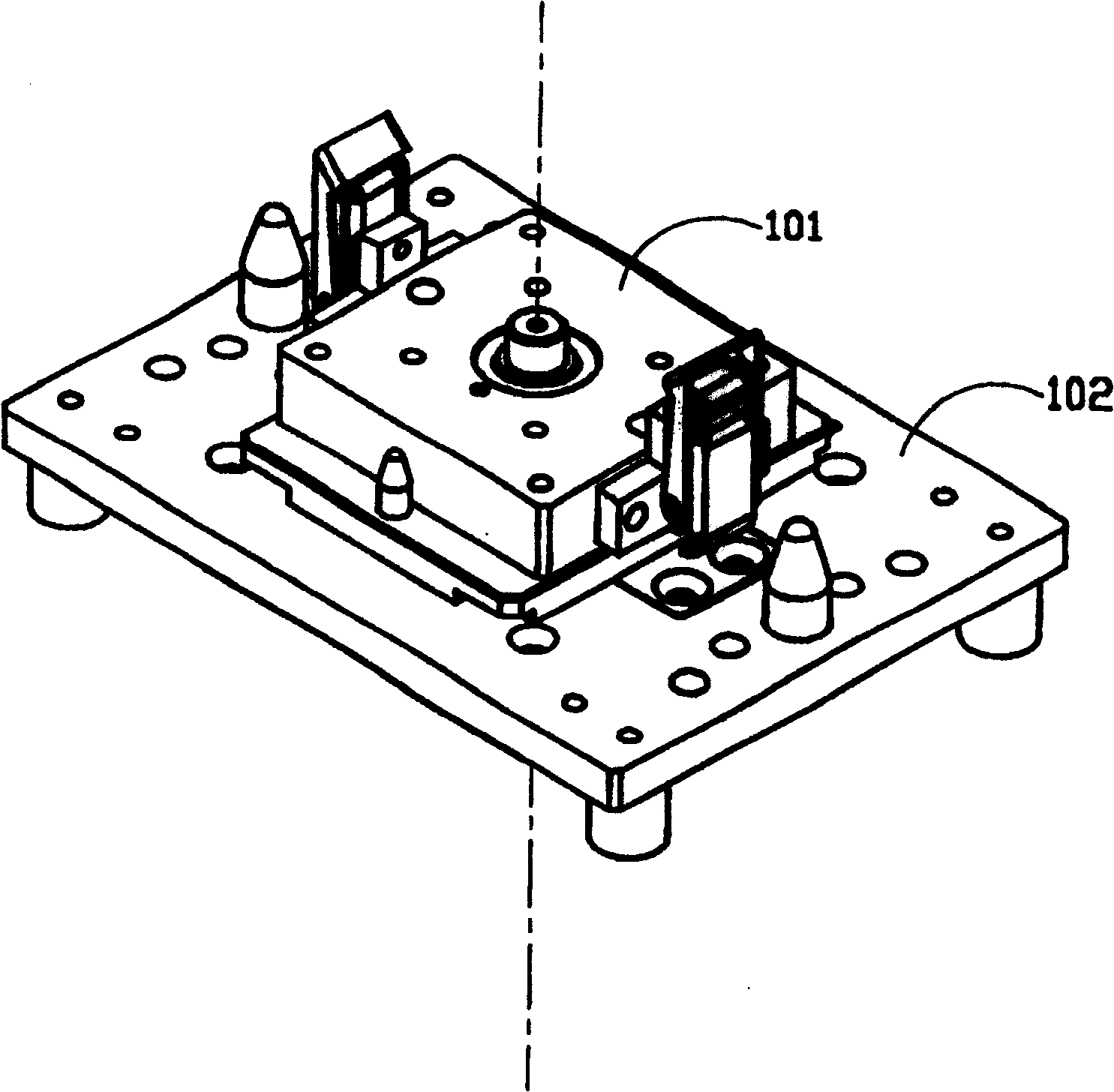 Integrated circuit plug socket having signal switching device and electron element testing method