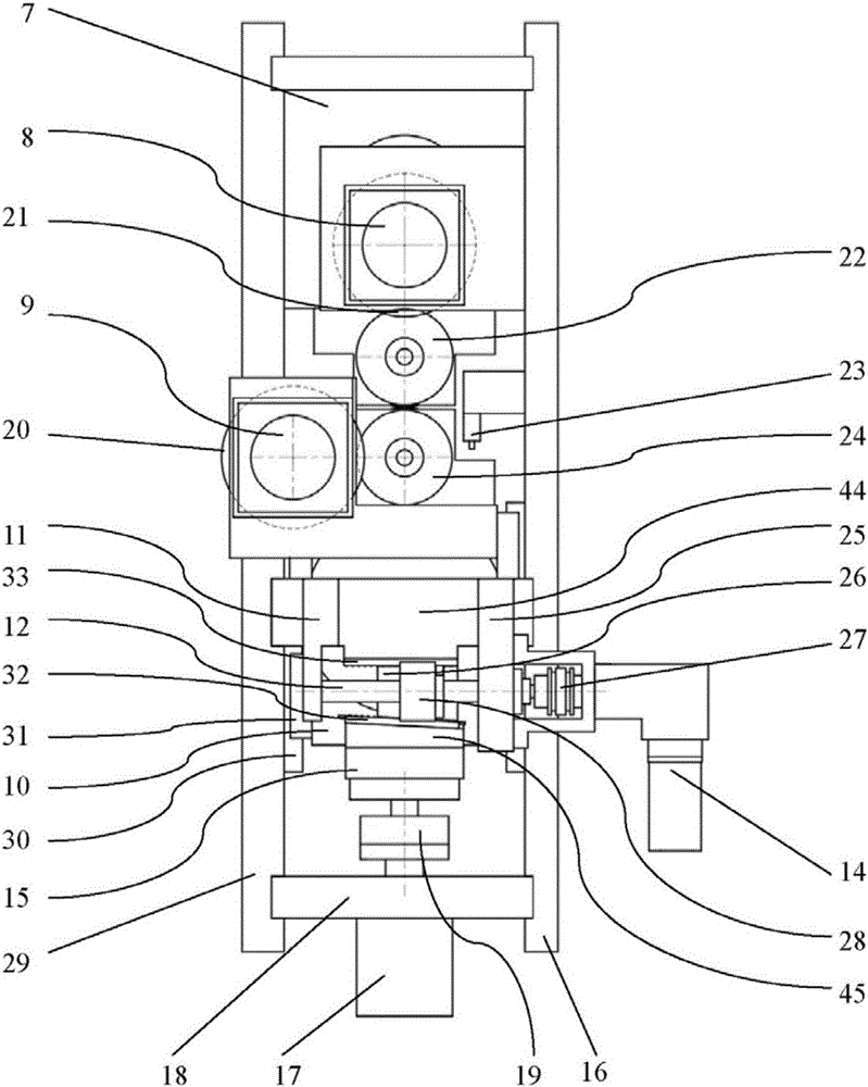 Four-roll lithium strip calendering mechanism