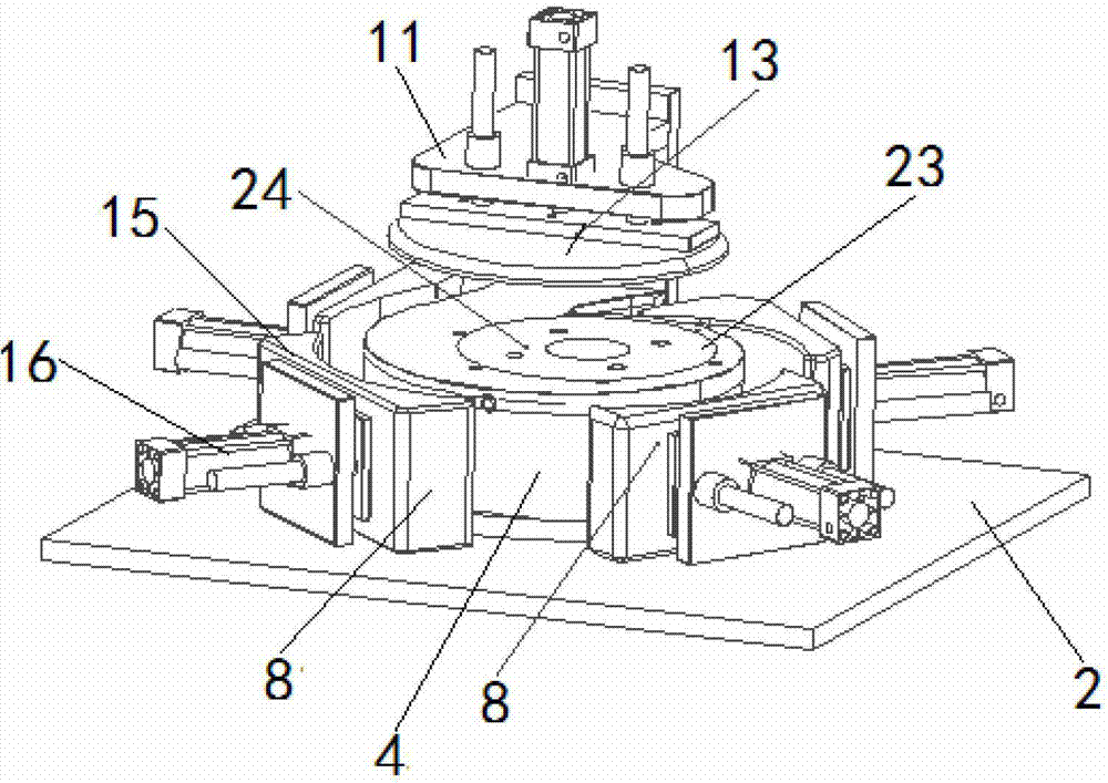 Locating fixture for volute welding