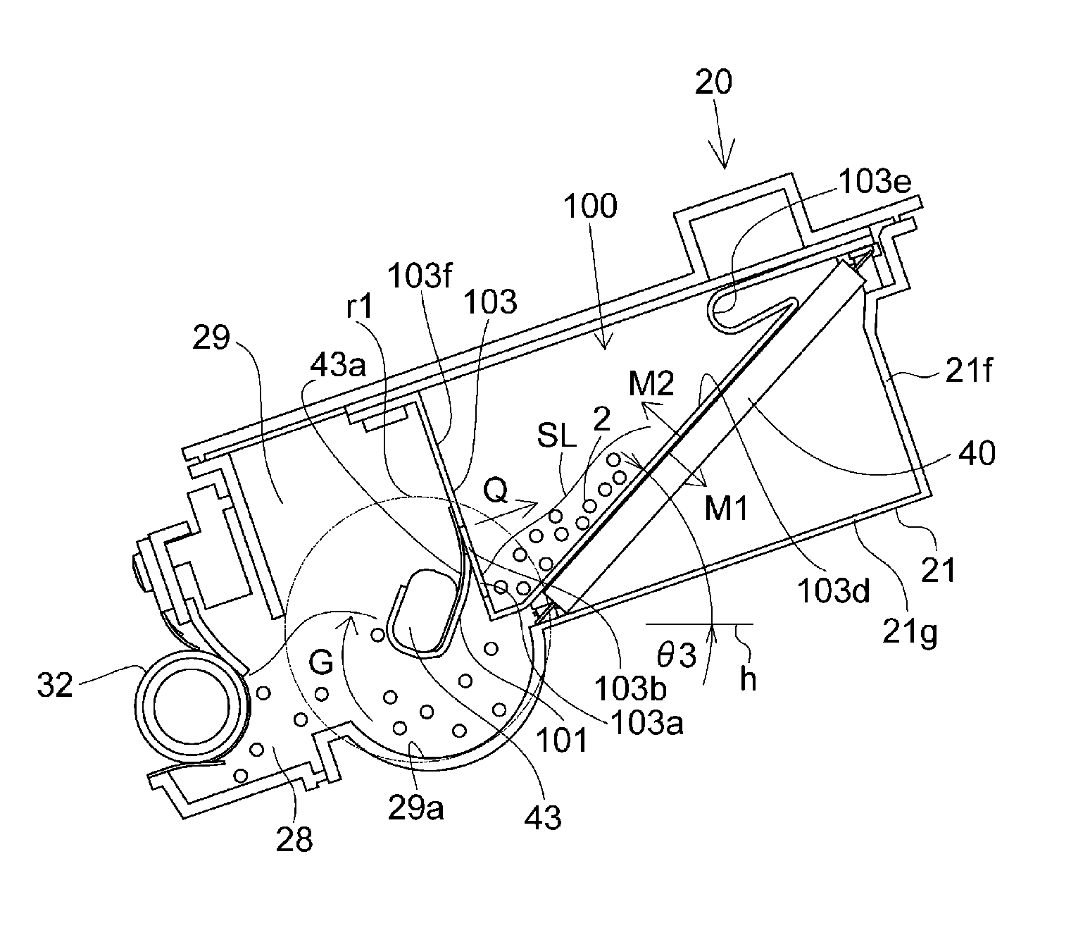 Cartridge, developing cartridge, process cartridge and image forming apparatus