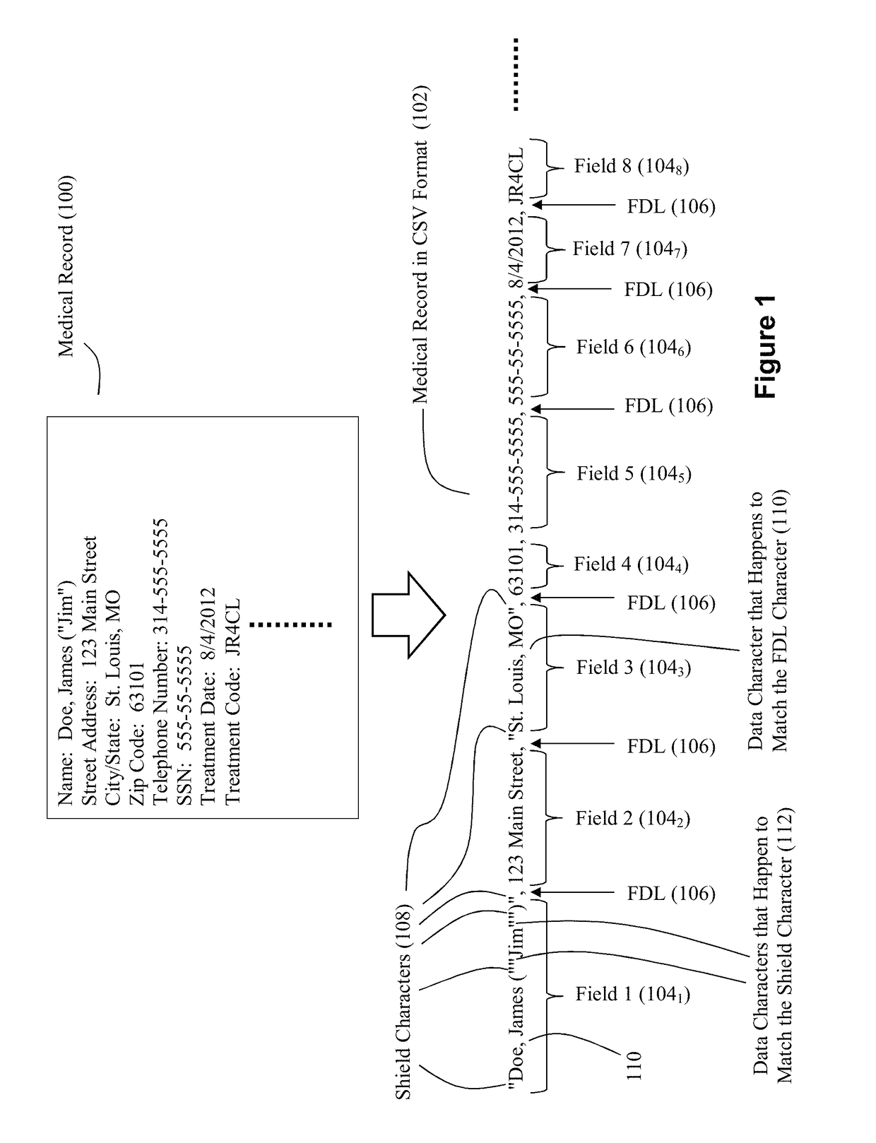 Method and apparatus for accelerated format translation of data in a delimited data format