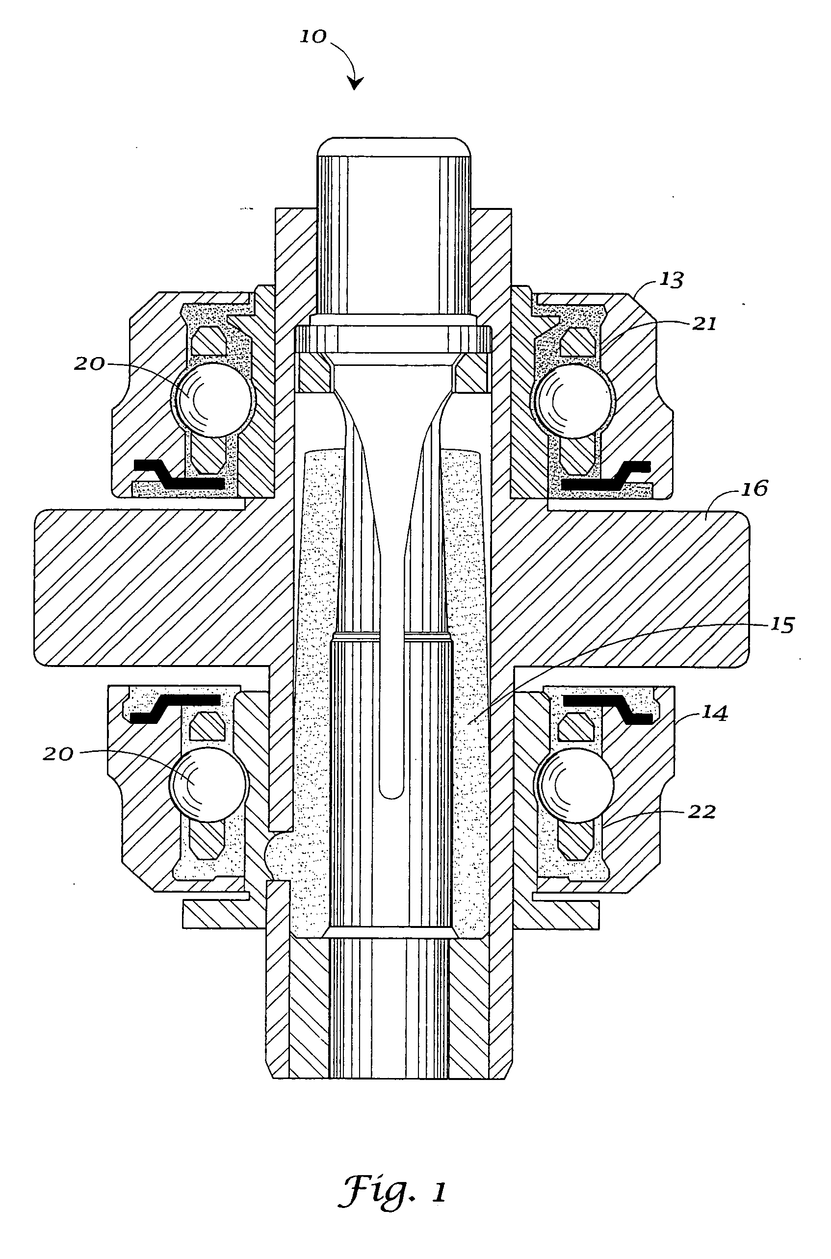 Dental handpiece with improved grease retention