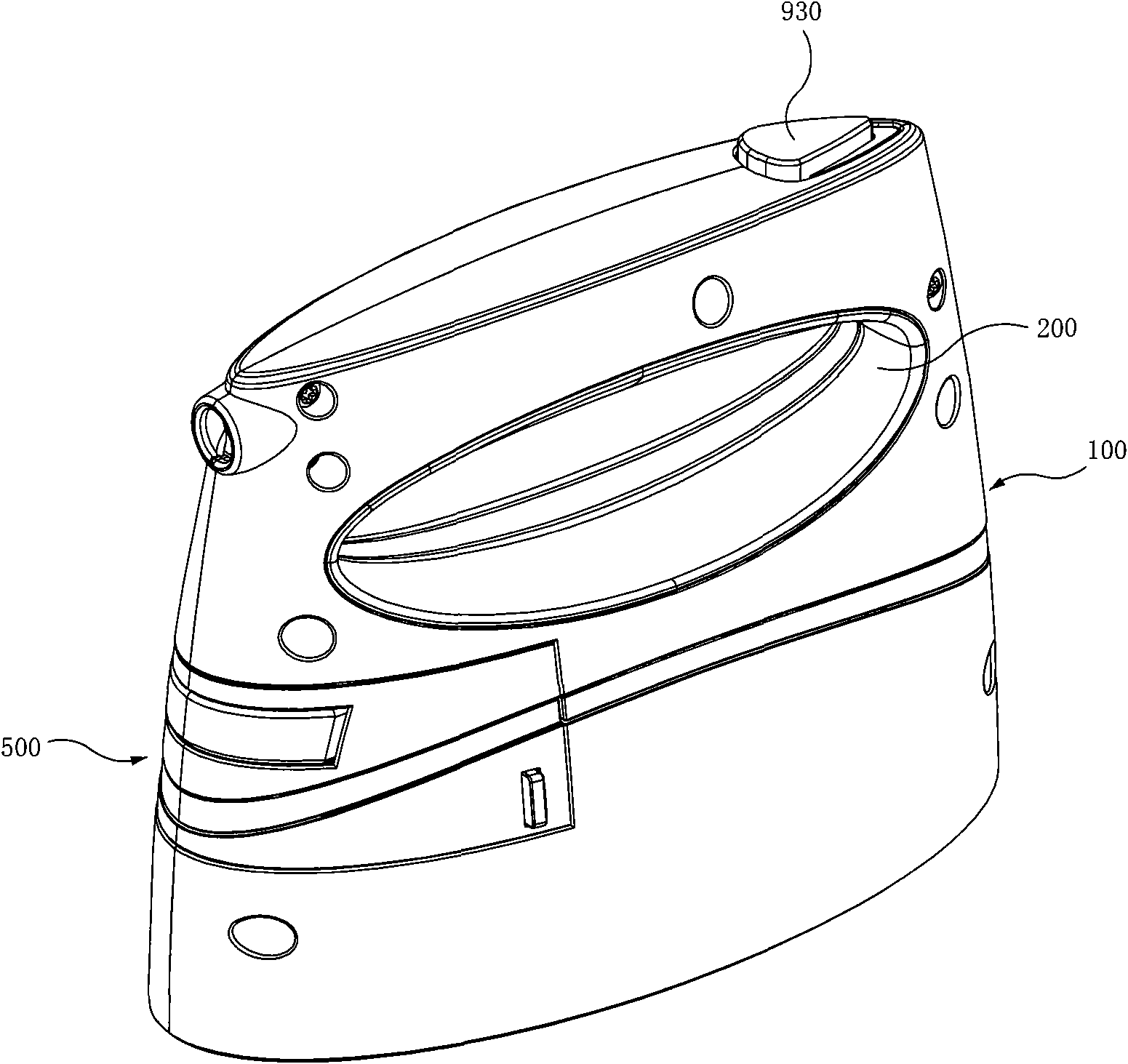 Rapid heating heater module for electric steam iron