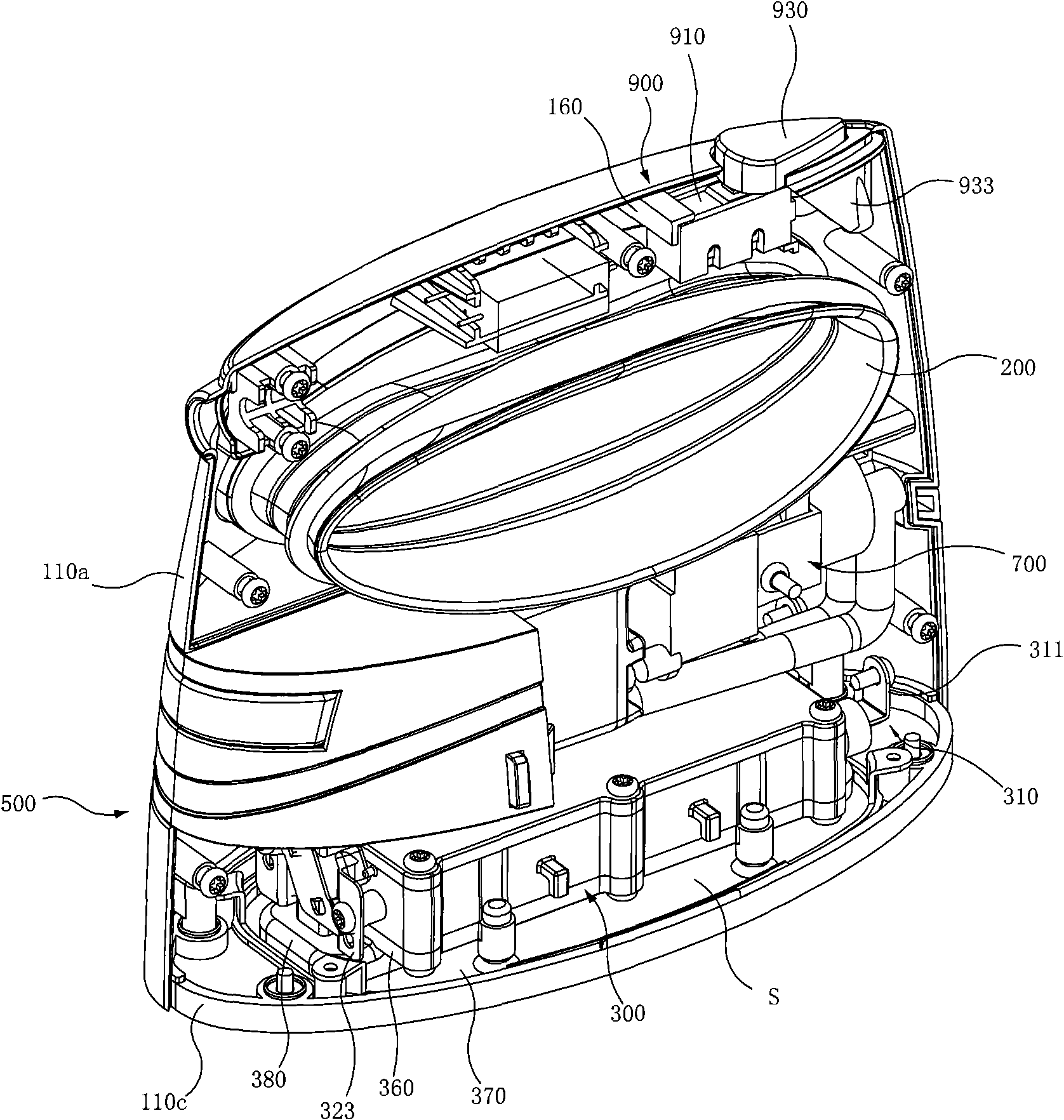 Rapid heating heater module for electric steam iron