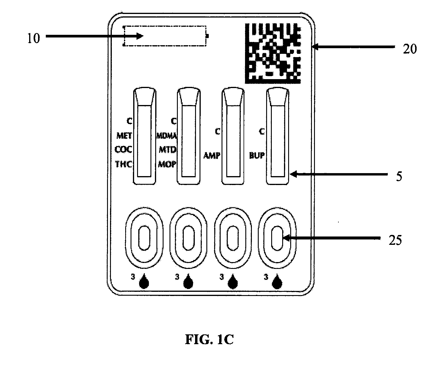 Method and system utilizing lateral flow immunoassay test device with integrated quality assurance label