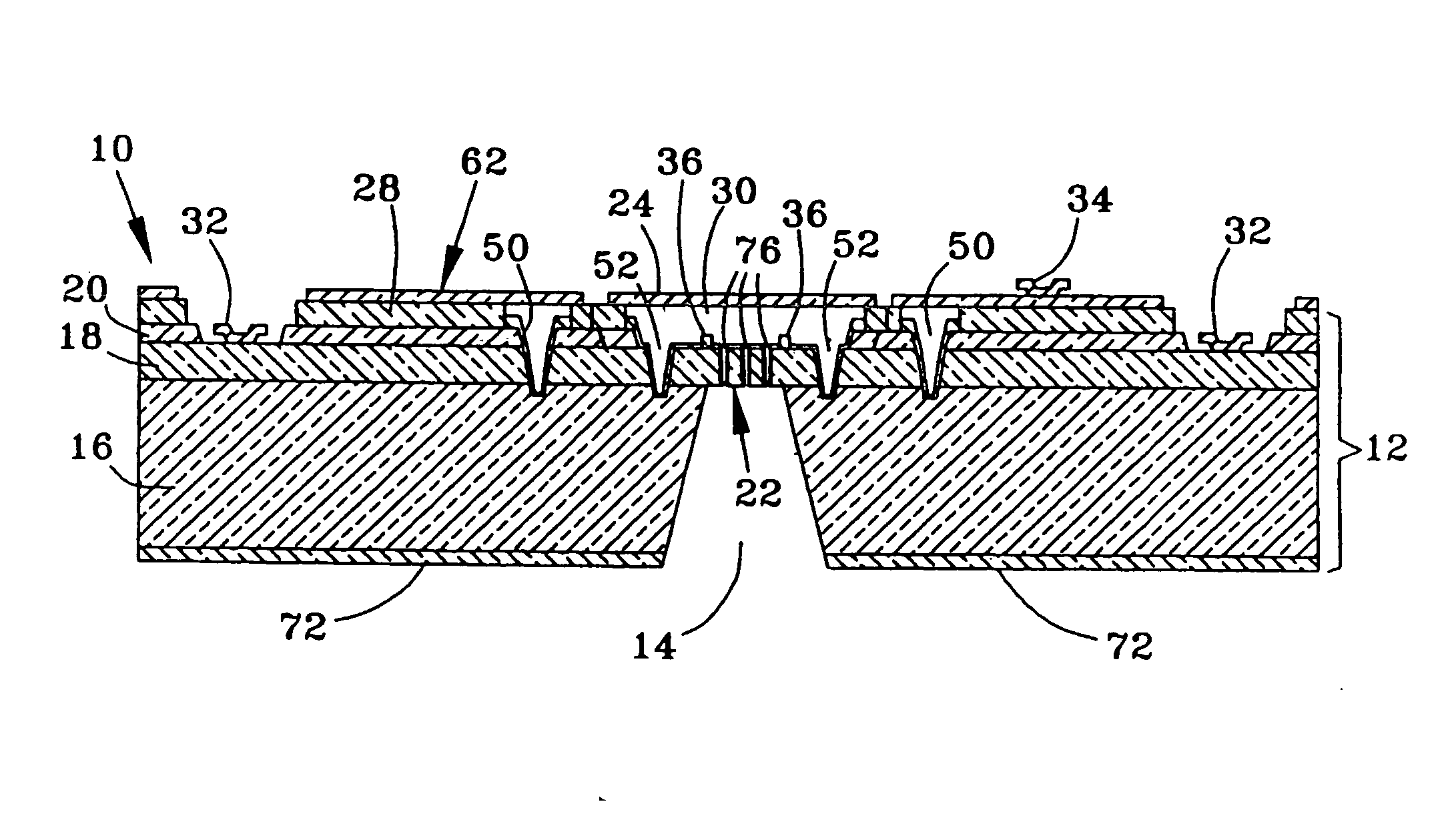 Process of making an all-silicon microphone