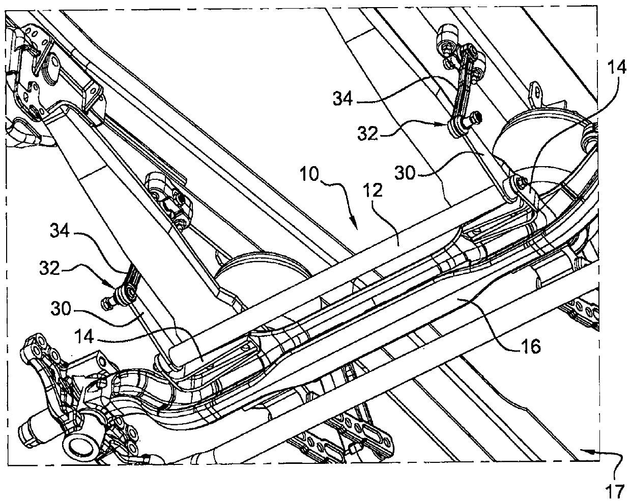 Stabilizer bar and stabilization method