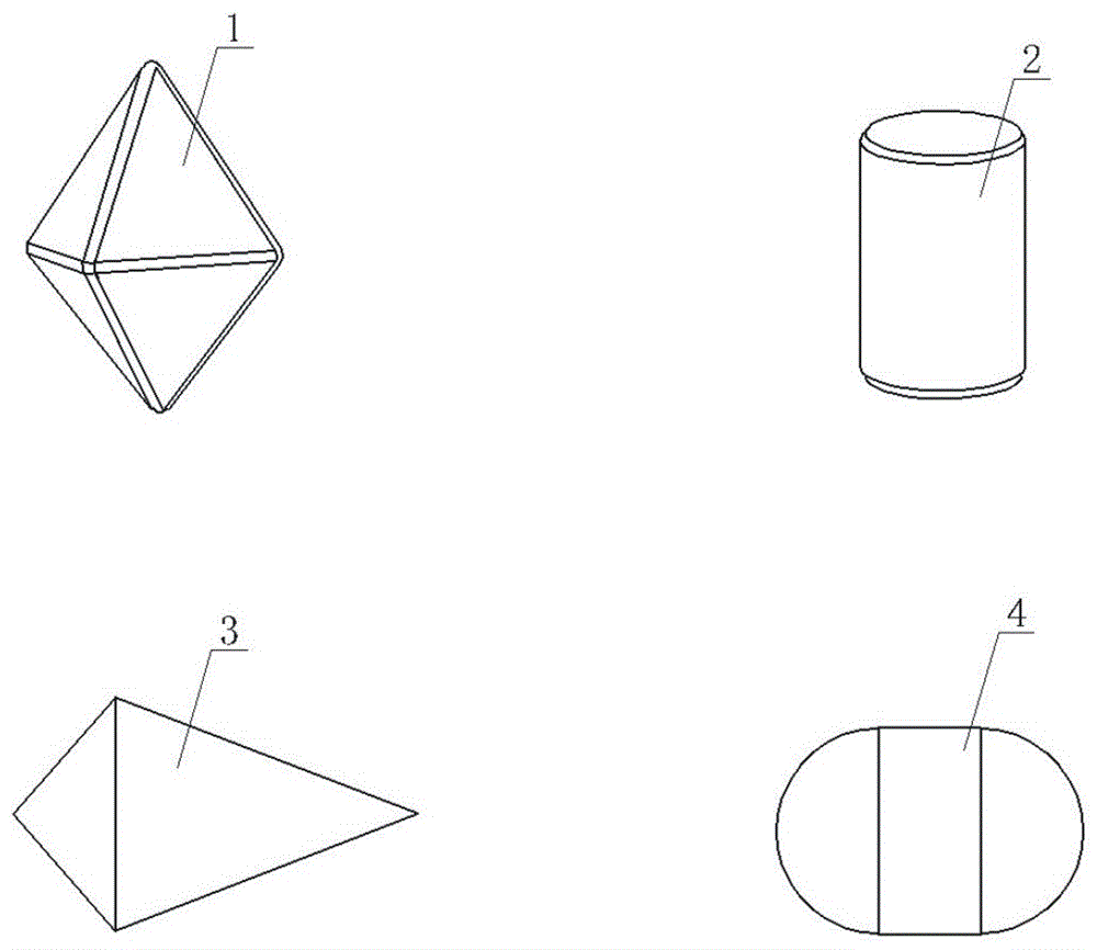 Ceramic grinding segment for cement grinder and preparation method of ceramic grinding segment