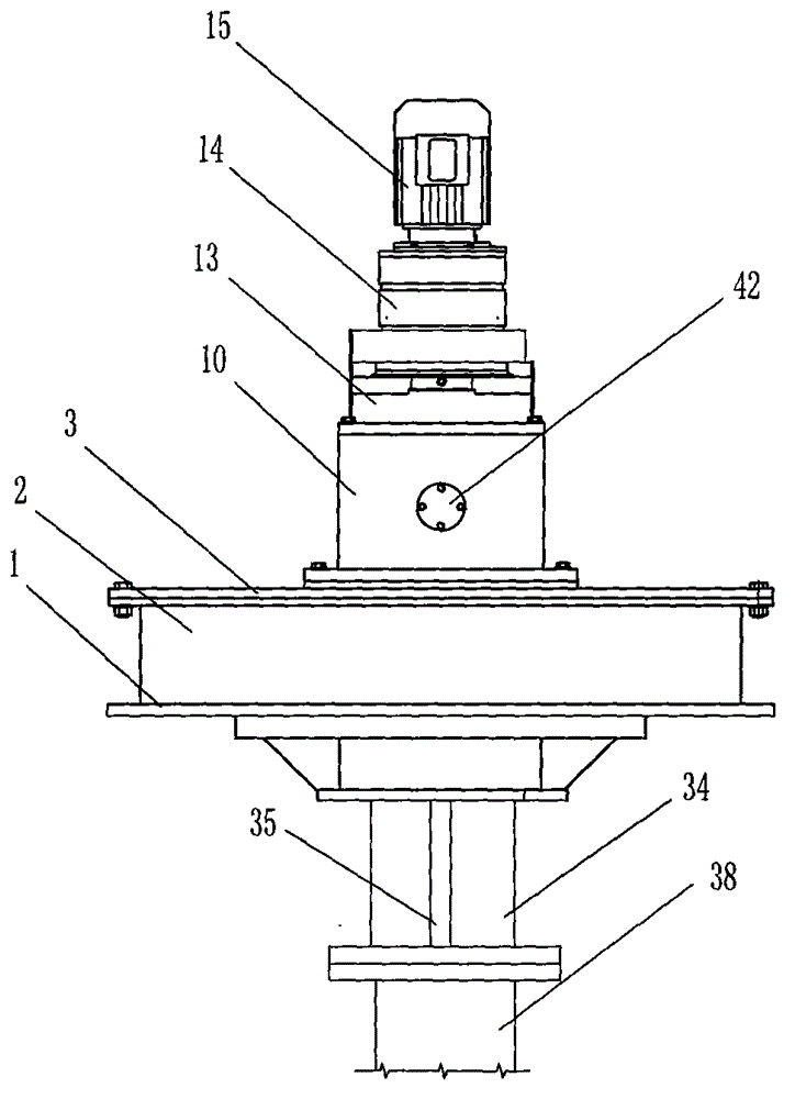 Dual-driving lifting type transmission system of thickener