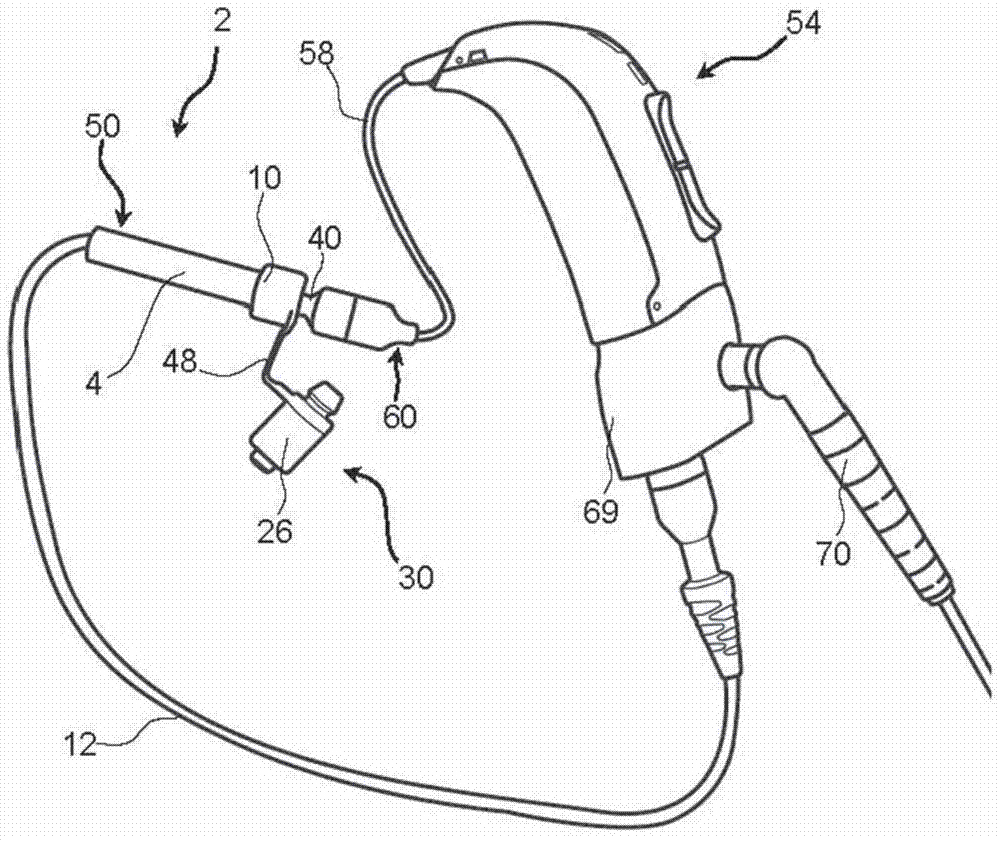 Adapter for real ear measurements