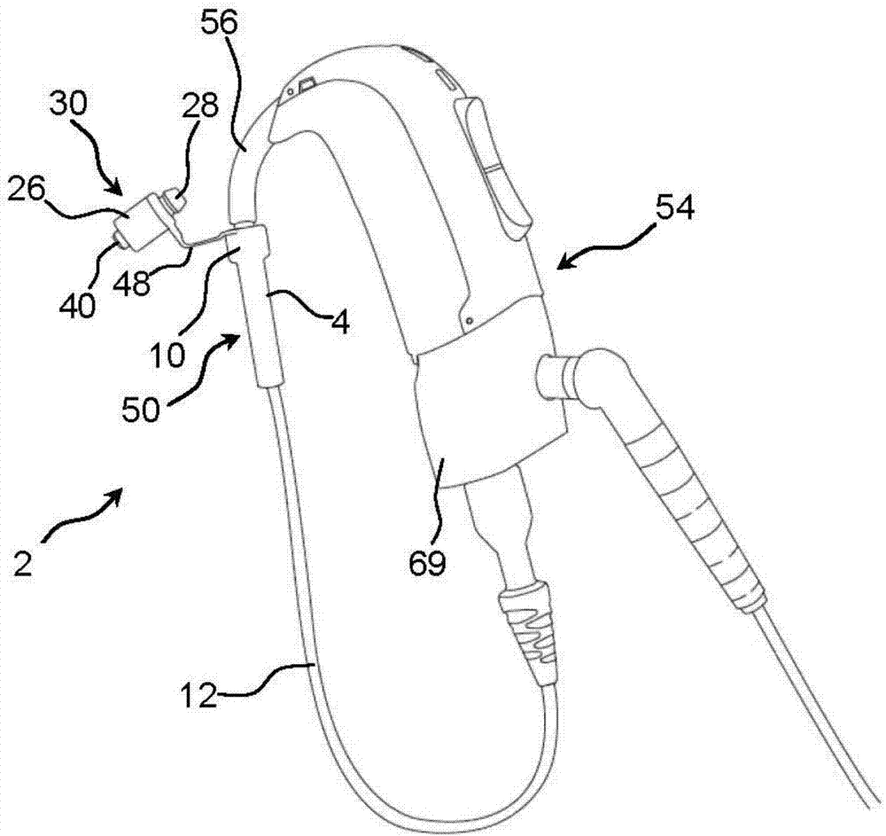 Adapter for real ear measurements