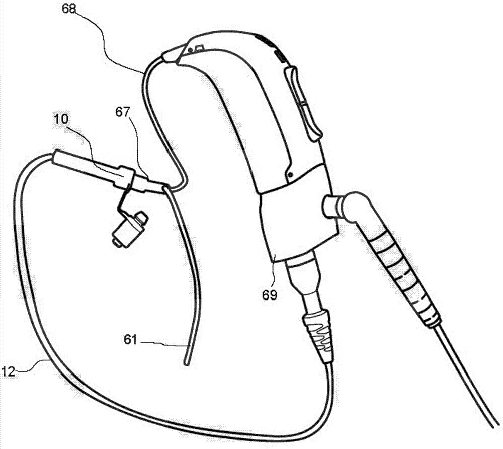 Adapter for real ear measurements