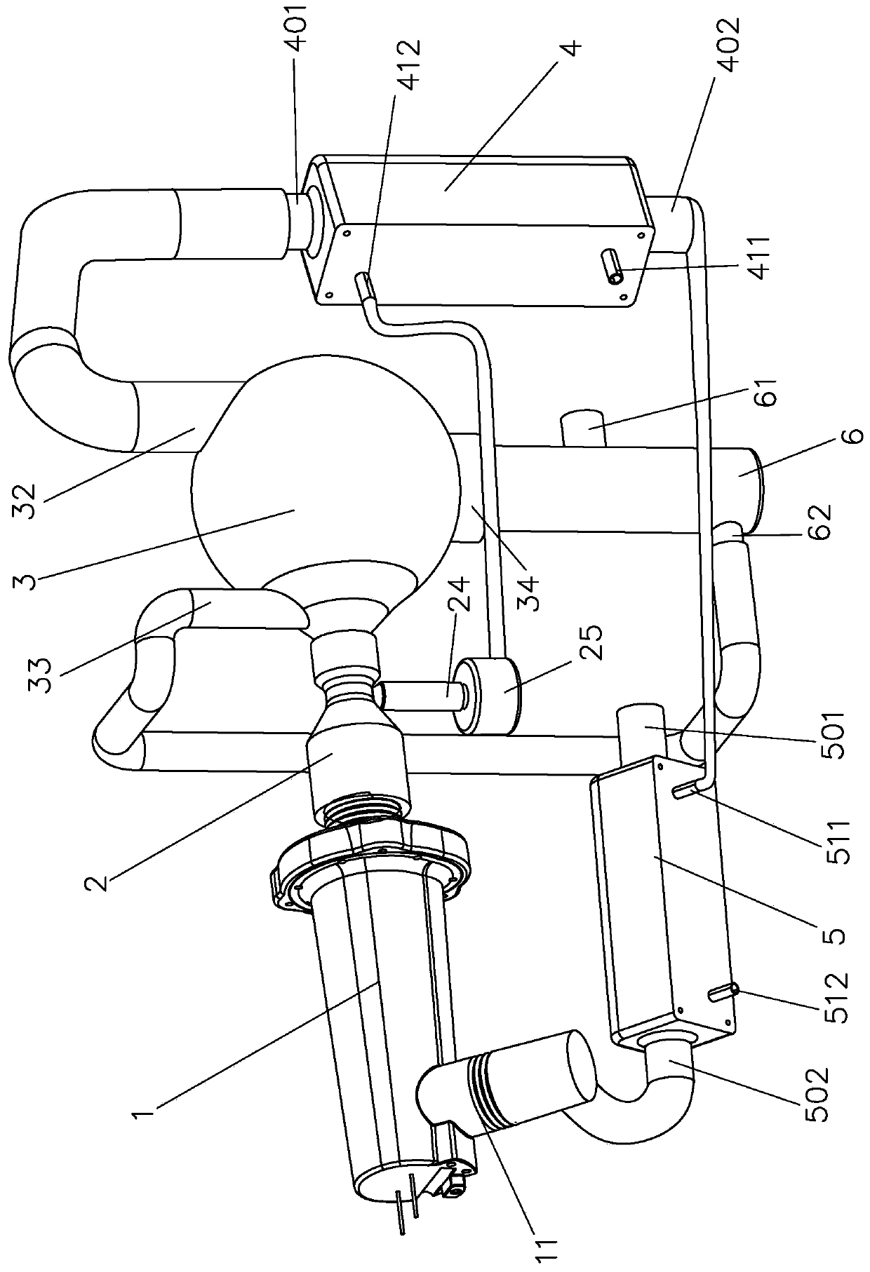 A low energy consumption pure water machine