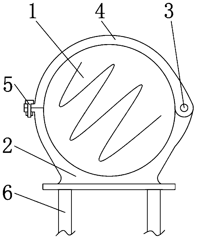 Online cleaning device for low-pressure fuel gas filter