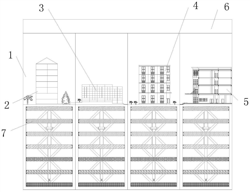 Sponge city simulation equipment for city design