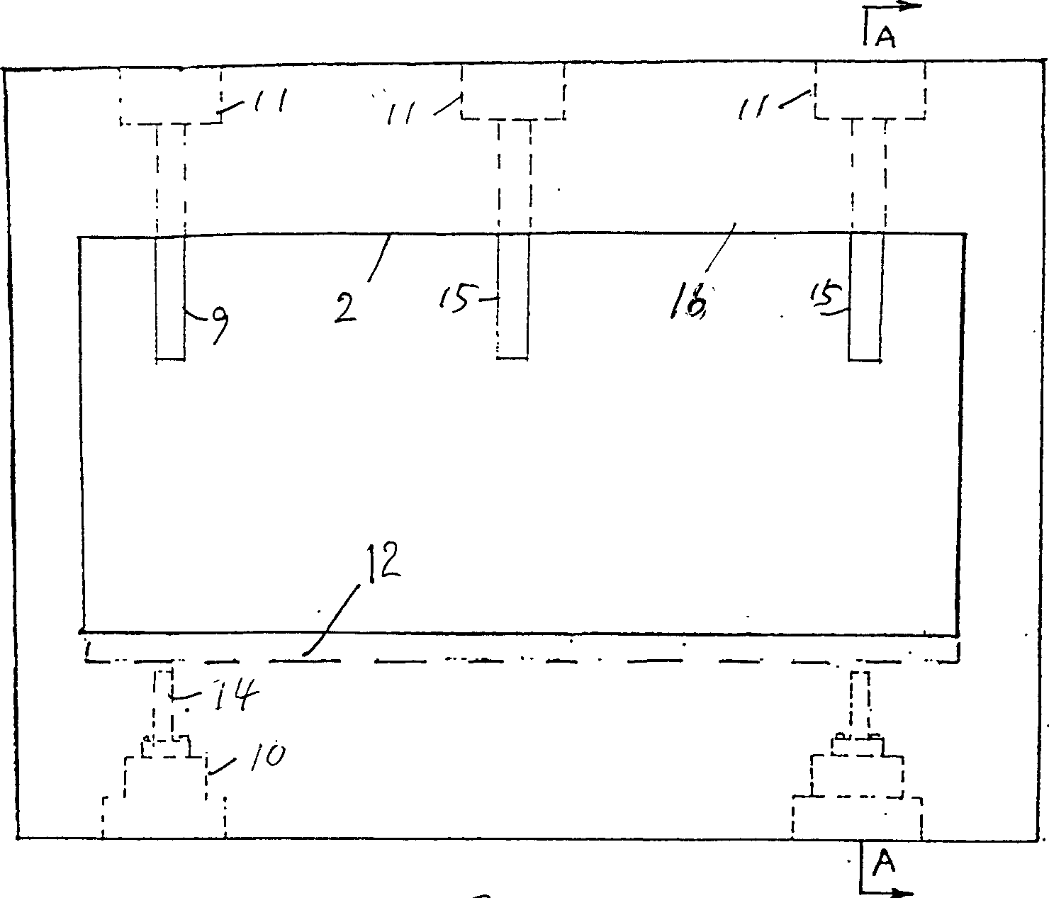 Production process of high density carbonized bamboo material